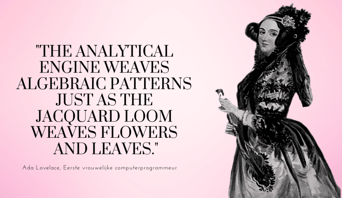 Transformation jeudi : Ada Lovelace, la première femme programmeuse informatique.