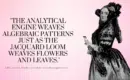 Transformation jeudi : Ada Lovelace, la première femme programmeuse informatique.