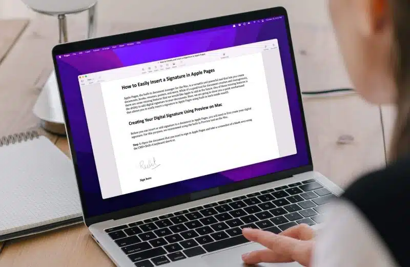 Apple Pages : créer des documents sur Mac