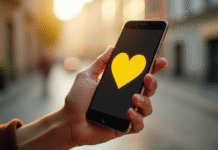 Les différentes significations du snap de cœur jaune